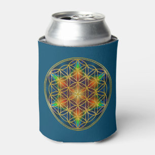 FLOWER OF LIFE - Fractal Blossom 1 Can Cooler