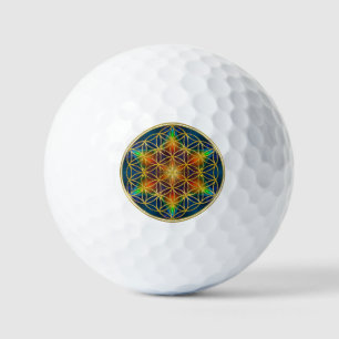 FLOWER OF LIFE - Fractal Blossom 1 Golf Balls
