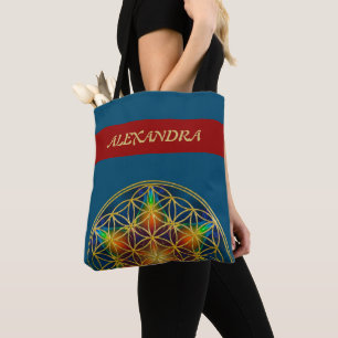 FLOWER OF LIFE - Fractal Blossom 1 Tote Bag
