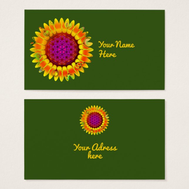 Flower Of Life - Geometric Blossom 4 (Front & Back)