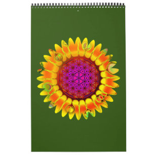 Flower Of Life - Geometric Blossom 4 Calendar