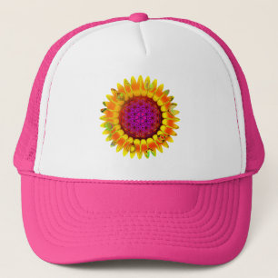 Flower Of Life - Geometric Blossom 4 Trucker Hat