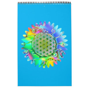 Flower Of Life - Geometric Blossom 5 Calendar