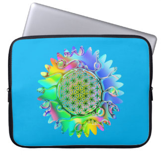 Flower Of Life - Geometric Blossom 5 Laptop Sleeve