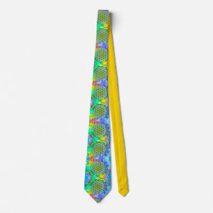 Flower Of Life - Geometric Blossom 5 Tie