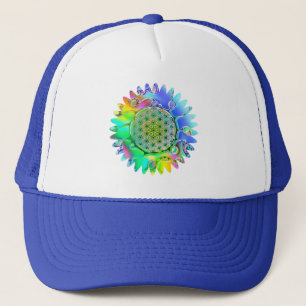Flower Of Life - Geometric Blossom 5 Trucker Hat