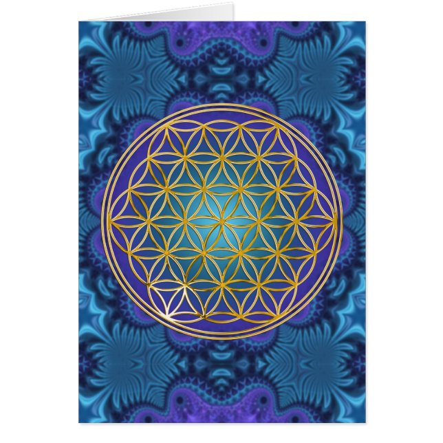 Flower Of Life - gold - fractal 1 (Front)