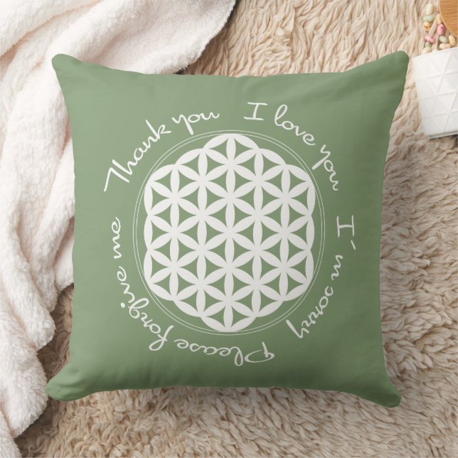 Flower of Life Ho'oponopono Cushion (Blanket)