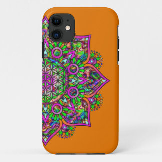 Flower Of Life - Indian Mandala 1 iPhone 11 Case