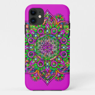 Flower Of Life - Indian Mandala 1 iPhone 11 Case