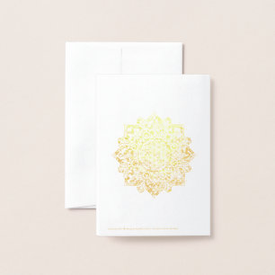 Flower Of Life - Indian Mandala 1 Foil Card