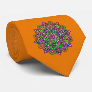 Flower Of Life - Indian Mandala 1 Tie