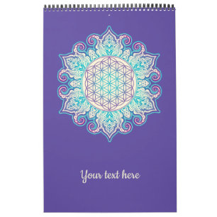Flower Of Life - Indian Mandala 2 Calendar
