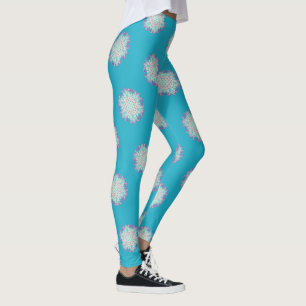 Flower Of Life - Indian Mandala 2 Leggings