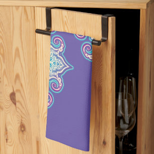 Flower Of Life - Indian Mandala 2 Tea Towel