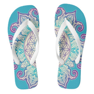 Flower Of Life - Indian Mandala 2 Thongs