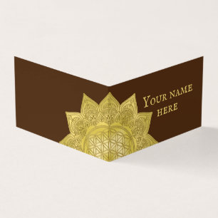 Flower Of Life - Indian Mandala 4 Business Card