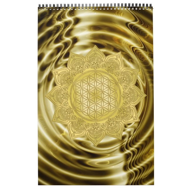 Flower Of Life - Indian Mandala 4 Calendar (Cover)