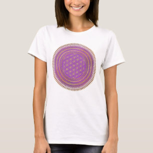 Flower Of Life - Indigenous Mandala 4 T-Shirt