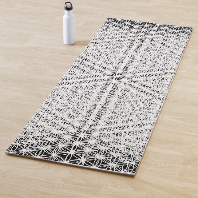 Flower of Life Intricate Weave Gateways Yoga Mat (In Situ)