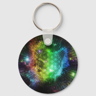 Flower of Life Key Ring