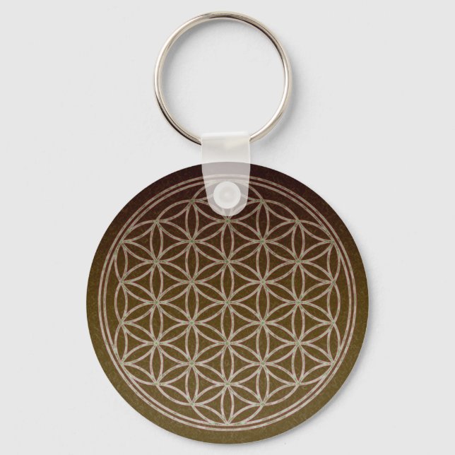 Flower of Life Key Ring (Front)