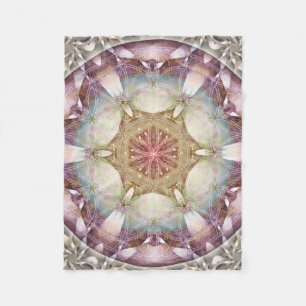 Flower of LIfe Mandala 13 Fleece Blanket