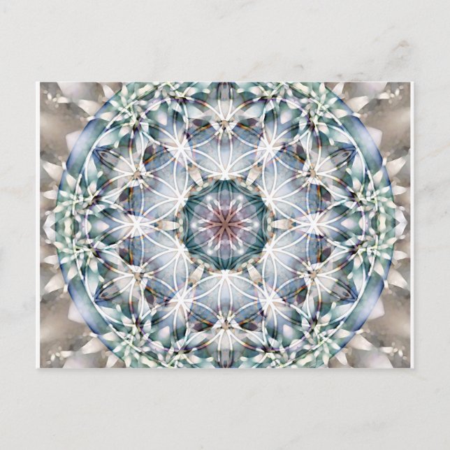 Flower of Life Mandala 1 Cards (Front)
