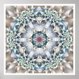 Flower of Life Mandala 1 Poster