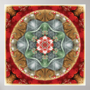 Flower of Life Mandala 2 Poster