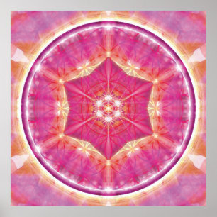 Flower of Life Mandala 9 Poster