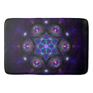 Flower Of Life Mandala Bath Mat