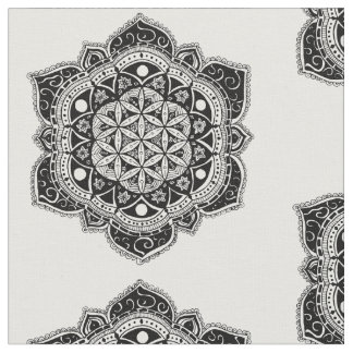 Flower of life Mandala Fabric