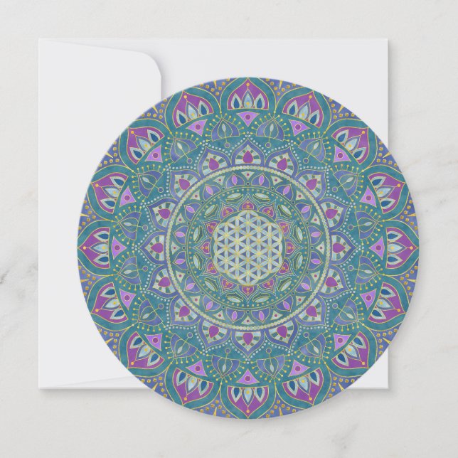 Flower Of Life - Mandala India Style 1 (Front)