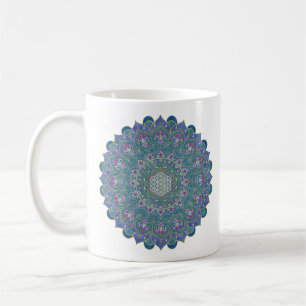 Flower Of Life - Mandala India Style 1 Coffee Mug