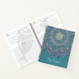 Flower Of Life - Mandala India Style 1 Notebook