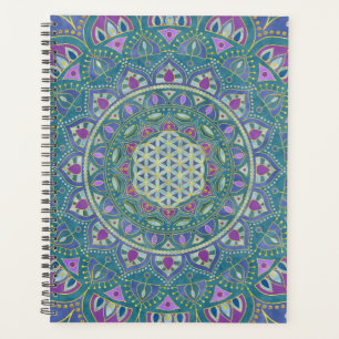 Flower Of Life - Mandala India Style 1 Planner