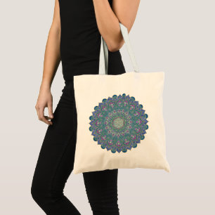 Flower Of Life - Mandala India Style 1 Tote Bag