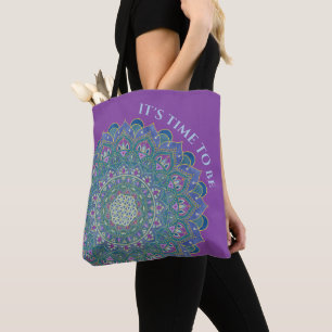 Flower Of Life - Mandala India Style 1 Tote Bag