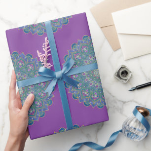 Flower Of Life - Mandala India Style 1 Wrapping Paper