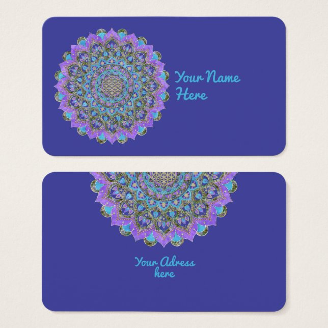 Flower Of Life - Mandala India Style 2 (Front & Back)