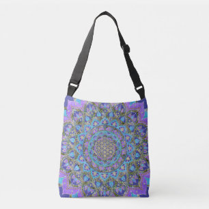 Flower Of Life - Mandala India Style 2 Crossbody Bag