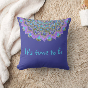 Flower Of Life - Mandala India Style 2 Cushion