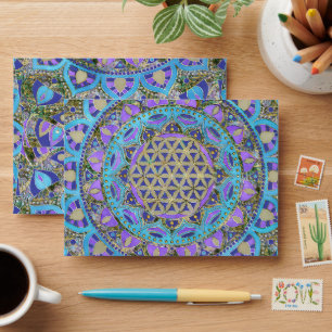 Flower Of Life - Mandala India Style 2 Envelope