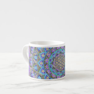 Flower Of Life - Mandala India Style 2 Espresso Cup