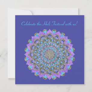 Flower Of Life - Mandala India Style 2 Invitation