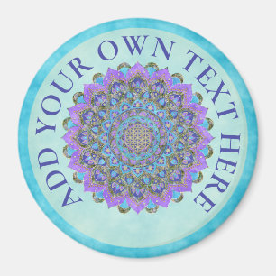 Flower Of Life - Mandala India Style 2 Magnet