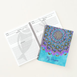 Flower Of Life - Mandala India Style 2 Notebook
