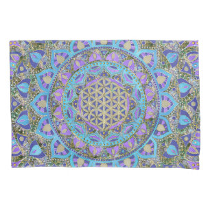 Flower Of Life - Mandala India Style 2 Pillowcase