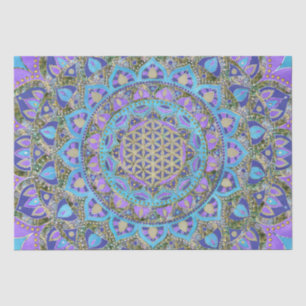 Flower Of Life - Mandala India Style 2 Tissue Paper